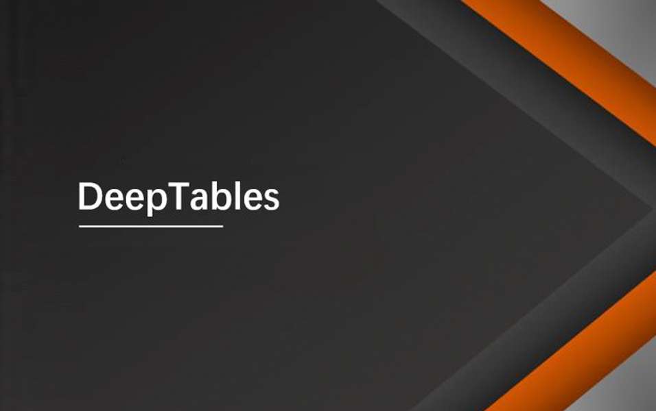 DeepTables: 为结构化数据注入深度学习的洪荒之力